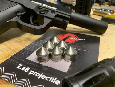 Z-DRUM & 6x Z.68s 9.5g Balles en acier cal 0.68 pour U