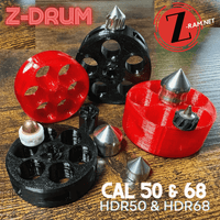 Z-RAM Z-DRUM Tuning Drum for Umarex T4E TR68 HDR68 (Z.68s fits!) BLACK – Z-RAM Z-DRUM for Umarex HDR68 / TR68 – Extended Drum for Long Projectiles If you want to shoot our sharp and heavy Z.68s steel projectiles from your Umarex HDR68 or TR68, the standar