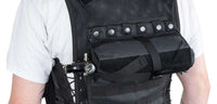 New Legion Tactical Vest Carrier black – New Legion Tactical Vest Carrier – Black 🦺 All-in-one vest: battle pack, tank carrier, tool bag & backpack🎯 Added chest & back protection🧰 Multiple pockets for tools, CO₂ capsules, gear & provisions🔄 Modular se