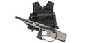 New Legion Tactical Vest Carrier black – New Legion Tactical Vest Carrier – Black 🦺 All-in-one vest: battle pack, tank carrier, tool bag & backpack🎯 Added chest & back protection🧰 Multiple pockets for tools, CO₂ capsules, gear & provisions🔄 Modular se