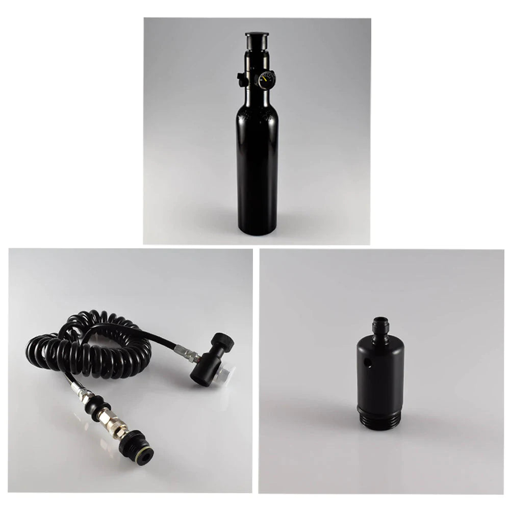 0,2 LITRA HPA kompletny system 200 BAR / 3000 PSI, HDR50, HDP50, HDS68, HDR68, HDR68, HDB68 TS68 TB68