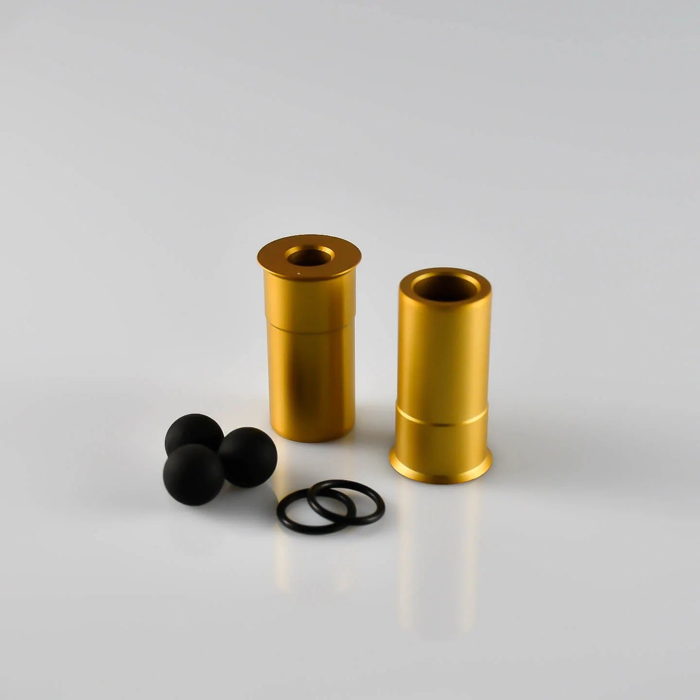 2x Schrotpatrone .43 Kal. 68 bis Kal. .43 für HDS68 TS68 ALU gold eloxiert