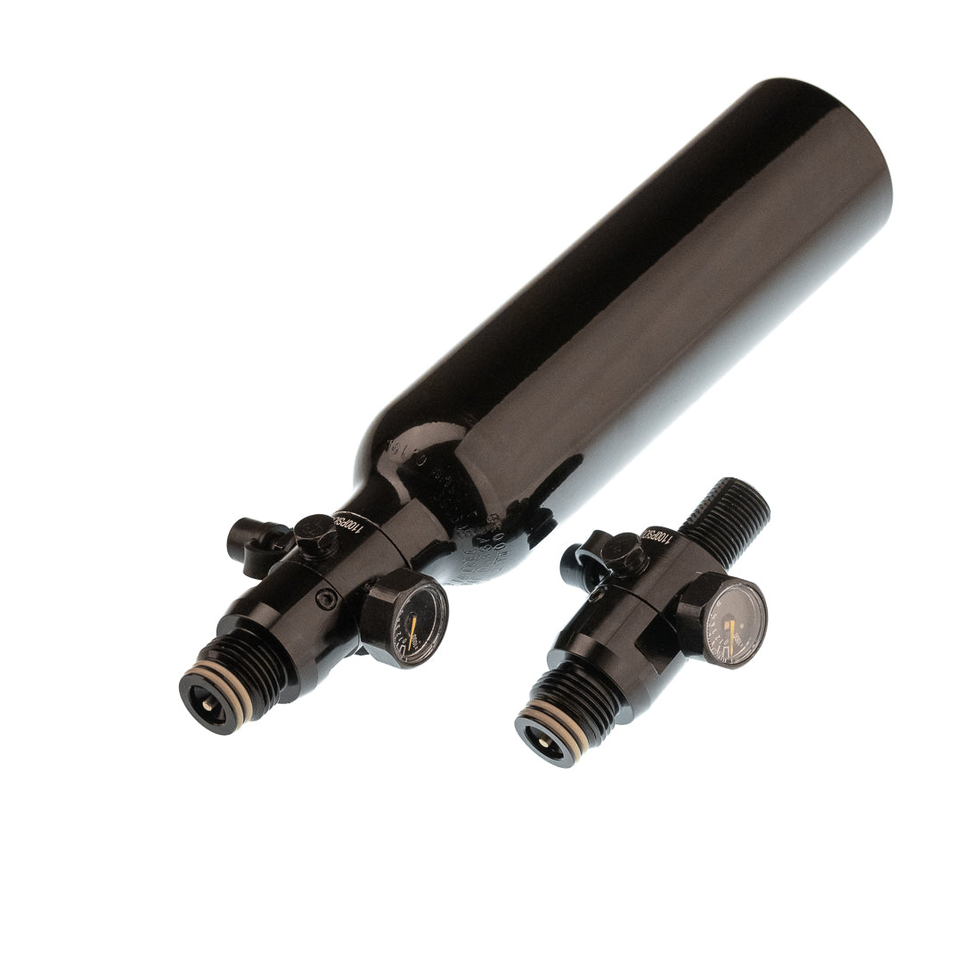 Butelka 0,2 L z regulatorem 1100 PSI | 200 BAR / 3000 PSI | HDR50 | HDP50 | HDS68 | HDX68 | HDR68 TR50 TP50 TR68